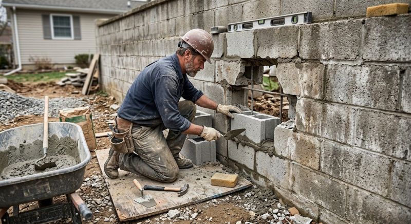 Block Wall Repair in Dunedin, FL