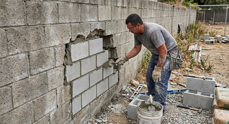Block Wall Repair in Largo, FL