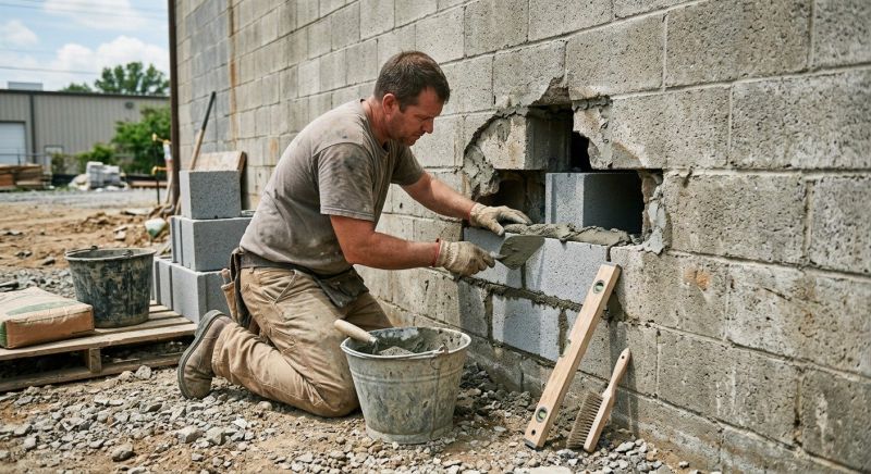 Block Wall Repair in Oldsmar, FL