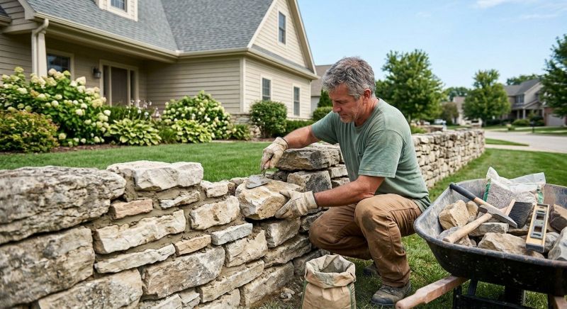 Brick Fence Repair in Pinellas County, FL