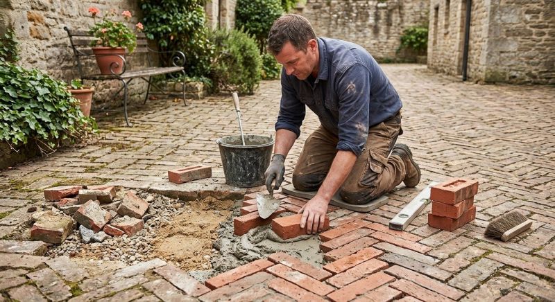 Brick Flatwork Repair in Palm Harbor, FL