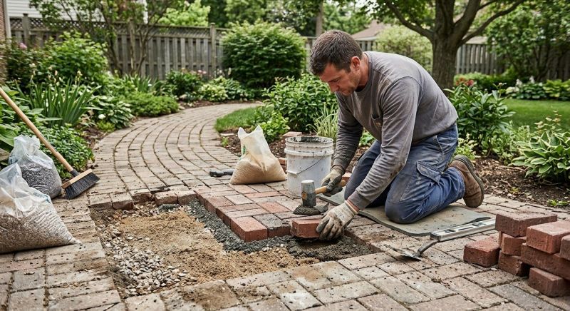 Brick Hardscape Repair in Pinellas County, FL