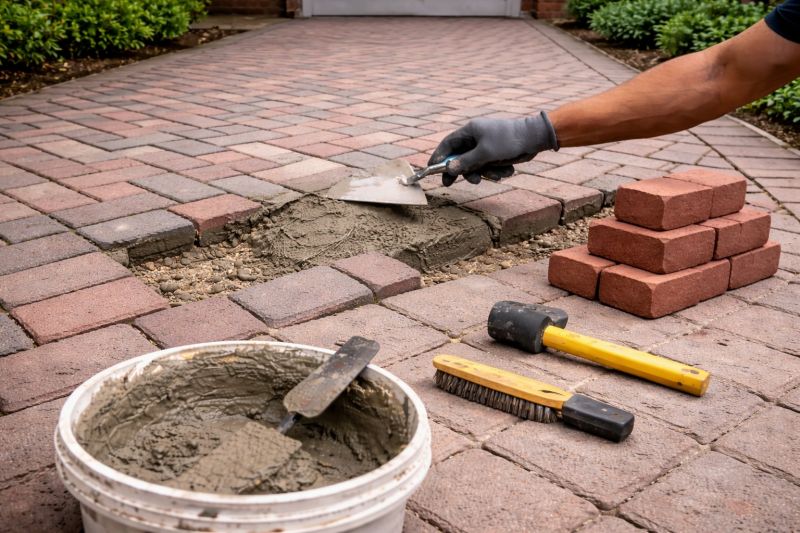 Brick Pathway Repair in Pinellas County, FL