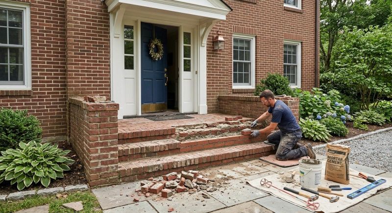 Brick Steps Repair in Pinellas County, FL