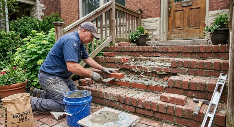 Brick Steps Repair in Pinellas County, FL