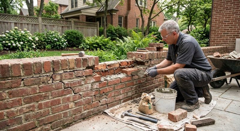 Brick Wall Repair in Dunedin, FL