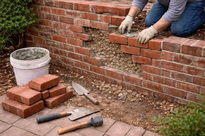 Brick Wall Repair in Pinellas County, FL
