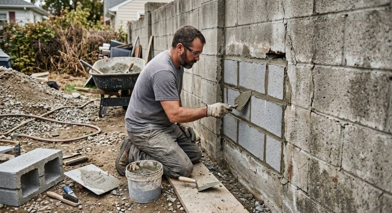 Cinder Block Wall Repair in Indian Rocks Beach, FL