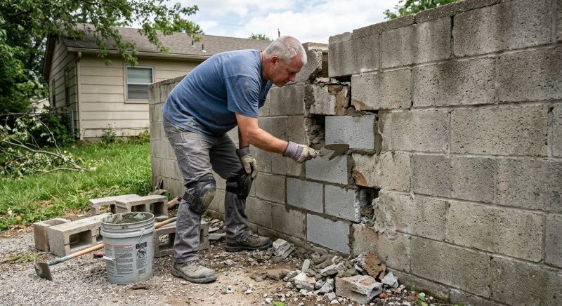 Concrete Block Repair in Dunedin, FL