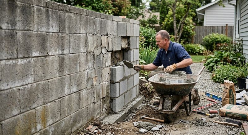 Concrete Block Repair in Oldsmar, FL