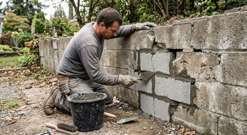 Concrete Block Repair in Pasco County, FL
