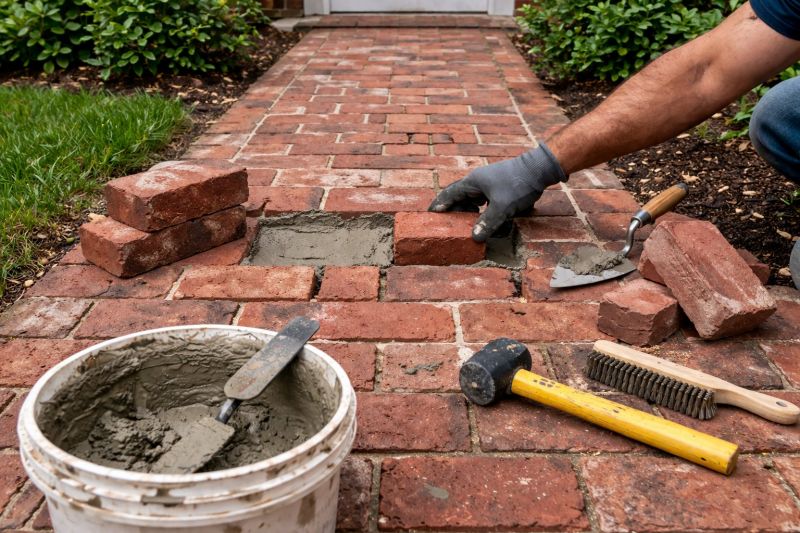 Entryway Brick Repair in Pinellas County, FL