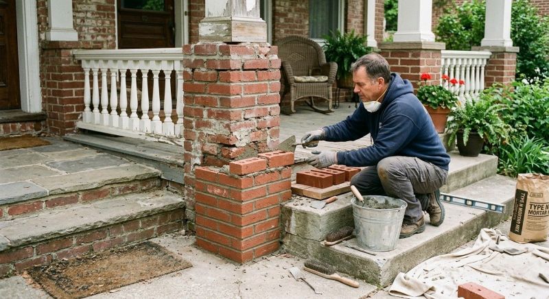 Porch Brick Repair in Pinellas County, FL