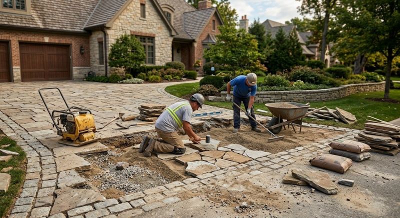 Stone Driveway Repair in Pinellas County, FL
