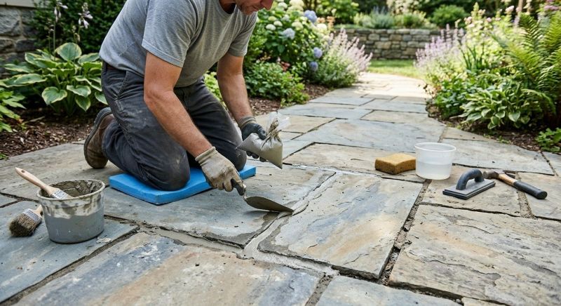 Stone Walkway Repair in Pinellas County, FL