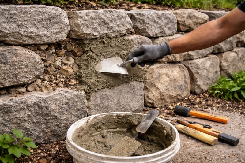 Stone Wall Repair in Largo, FL